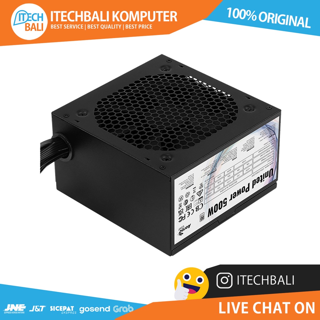 PSU  AEROCOOL UNITED 500W 80+ Original