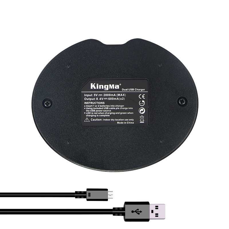 Kingma Charger Baterai Kamera Canon Murah Carger Batere Camera 2 Slot Casan Batre DSLR