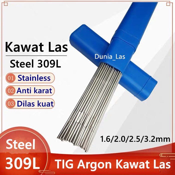 5KG Tig Argon Kawat Las Steel 309L Stainless 1.6mm 2.0mm 2.5mm 3.2mm Fille