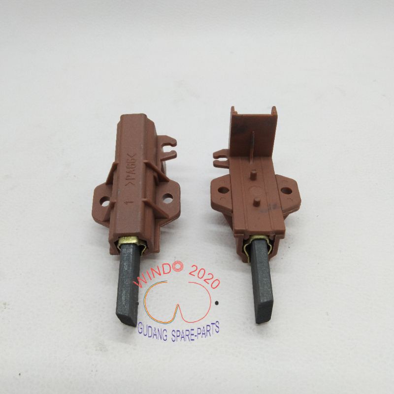 CARBON / KARBON BRUSH MOTOR MESIN CUCI | ARANG MESIN CUCI PRONT LOADING  SAMSUNG &amp; ARISTON ISI 2PCS