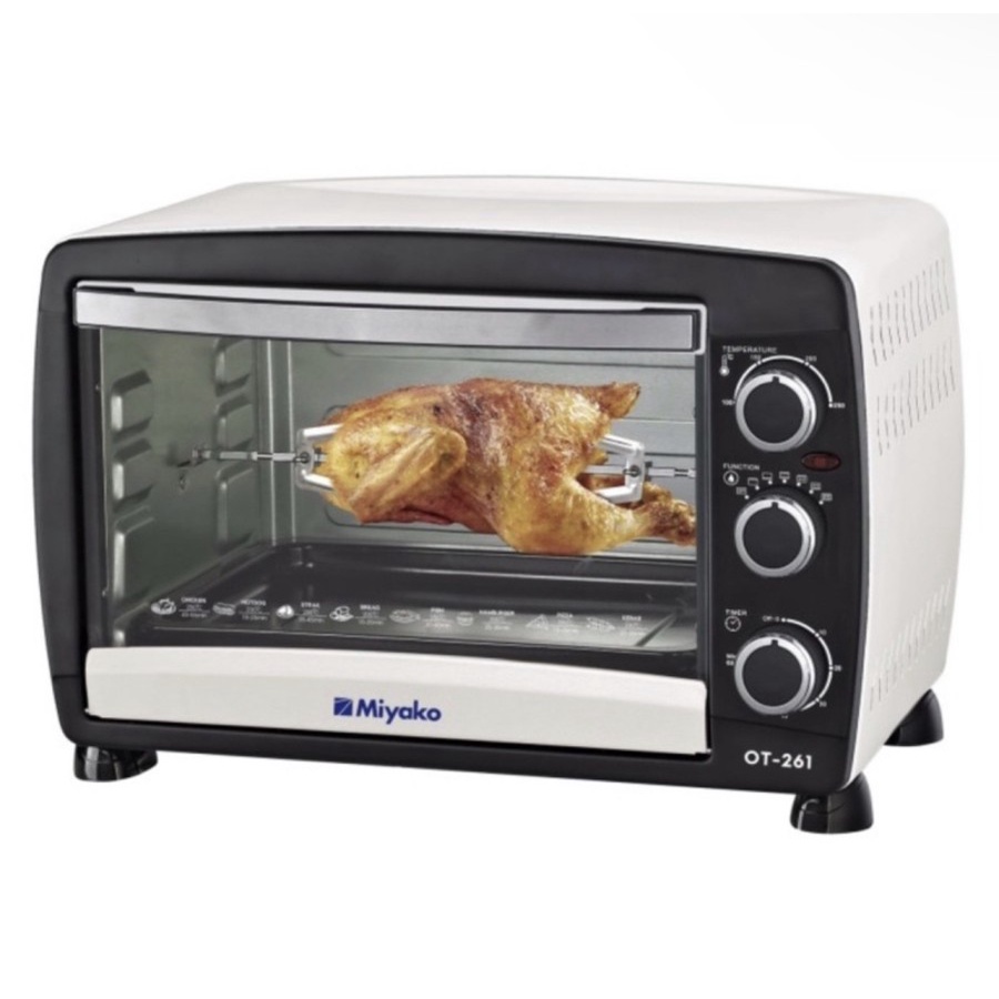 MIYAKO Oven Listrik 26 Liter OT 261 - Garansi Resmi 1 Tahun