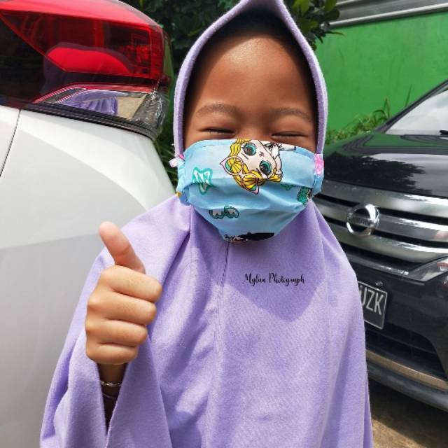 MASKER ANAK MOTIF LUCU / MASKER DEBU