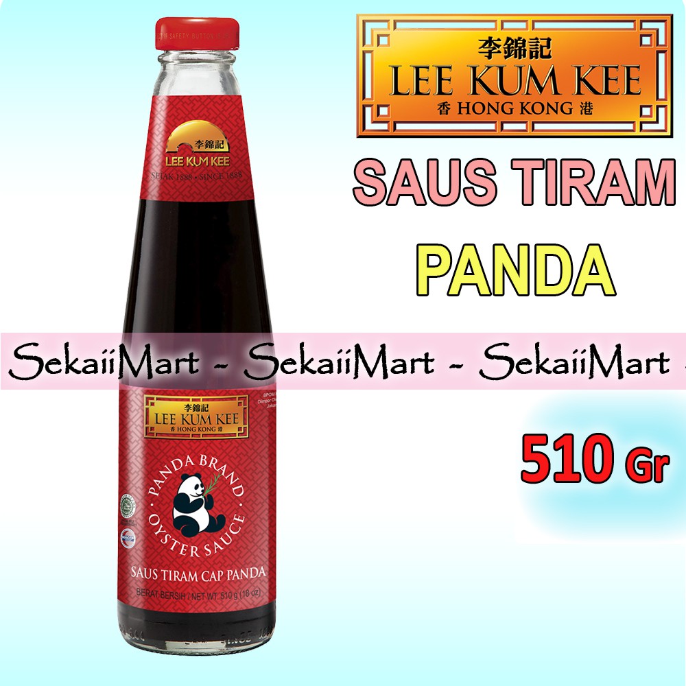 

LEE KUM KEE PANDA Oyster Sauce 510gr - LKK Bumbu Saus Tiram Cap Panda HALAL Botol Besar
