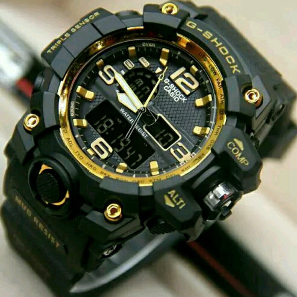 DISKON Jam Tangan Pria Casio G-Shock Gshock G Shock BlackGold Original