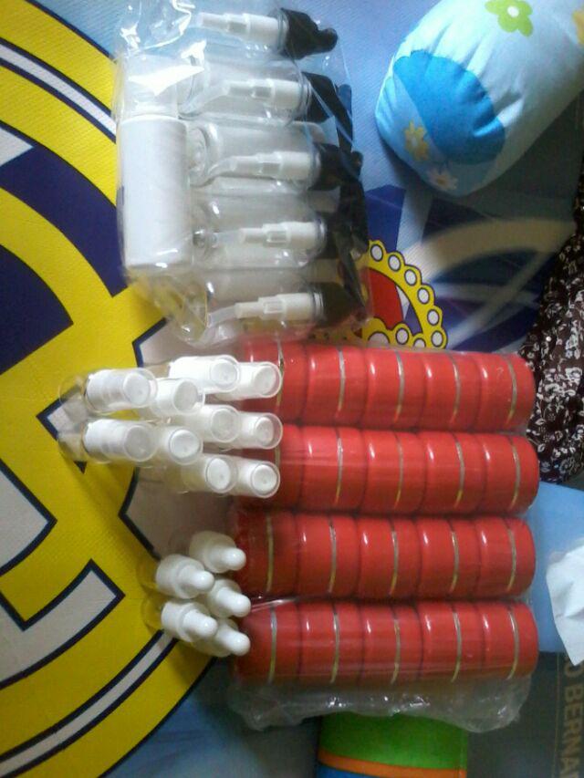 Botol Pet Tub 60 Ml Nat Pump Hitam