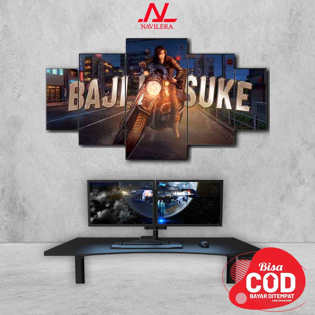 NAVILERA - Hiasan Dinding Kamar Poster Kayu Anime Tokyo Revengers Baji Keisuke Wall decor