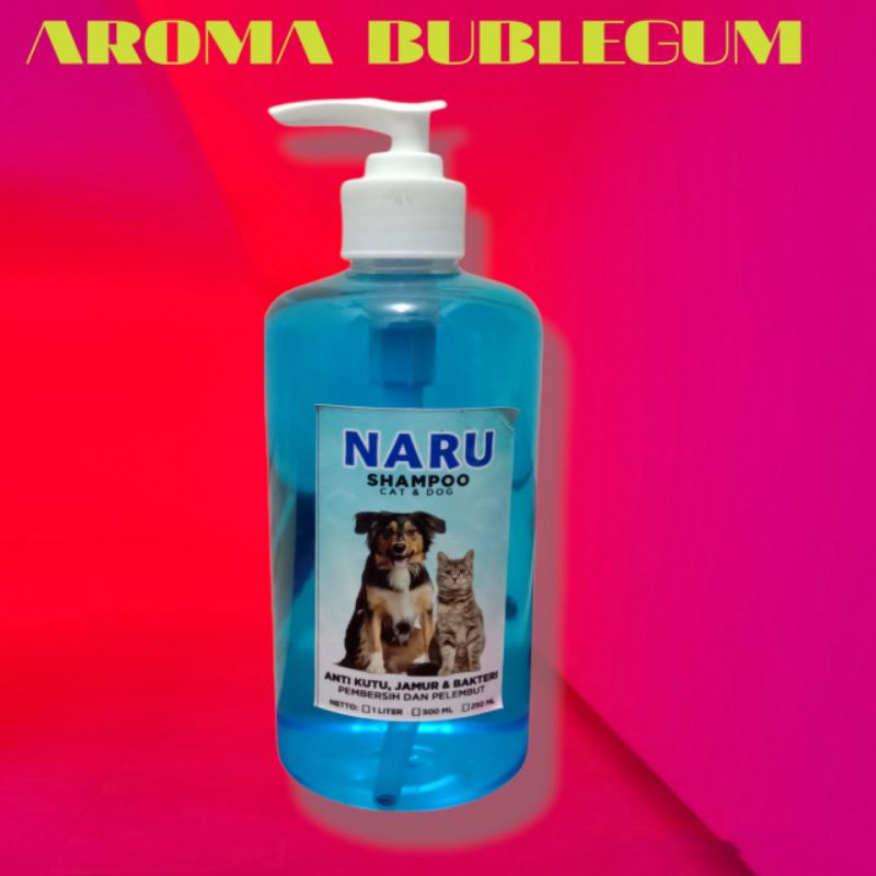 SHAMPO KUCING/ANJING ANTI KUTU,JAMUR &amp; BAKTERI NETTO: 500 ml