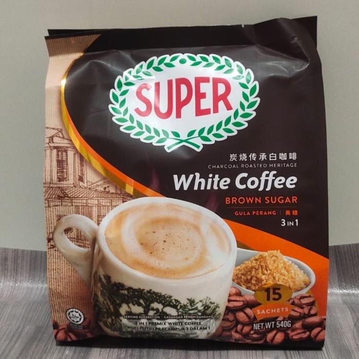 

(BISA COD) super white coffee brown sugar - 18scht