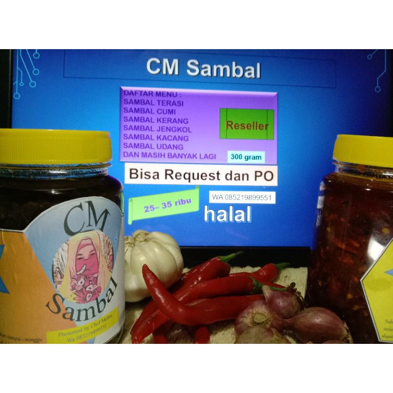 

CM Sambal,SAMBALTERI,sambal cumi asin,SAMBALJENGKOL ,sambal udang,sambalrebon,sambalkerang