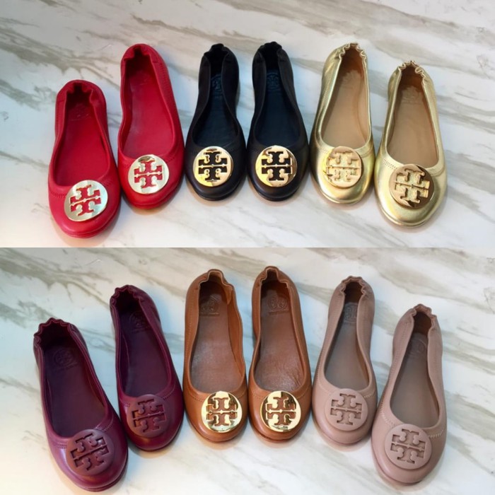 Flex12 READY SEPATU Tory burch shoes BALERINA FLAT ORI SISA PABRIK Diskon
