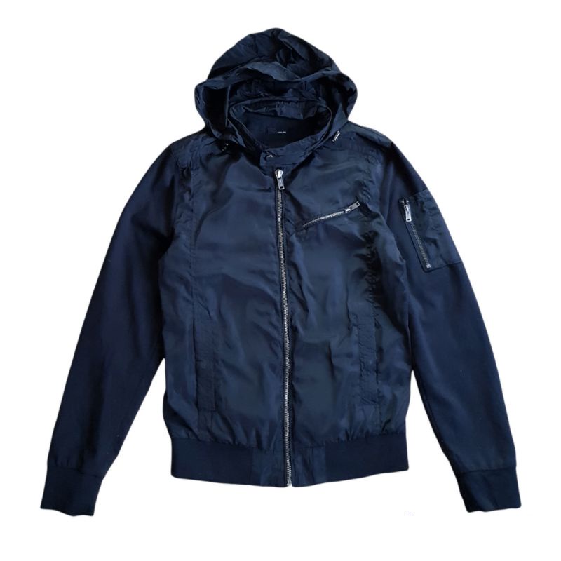 ZARA MAN Original Jaket Hoodie Parasut Bomber Preloved PL