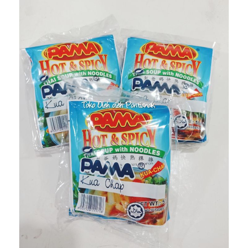 

Kuachap PAMA Hot & Spicy isi 3bks/ Kwecap/ Kuachap PAMA