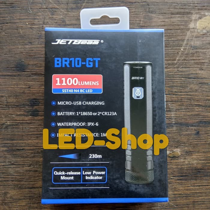 Jetbeam BR10-GT Flashlight New Version