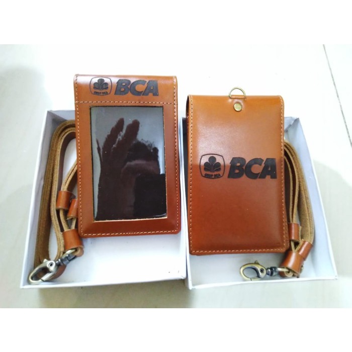 

Kusus Hari Ini Name Tag Id Card Holder Kulit Asli Logo Bank Bca Berkualitas