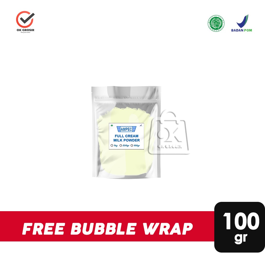 

Susu Bubuk Premix Full Cream Ampec (100 gr)