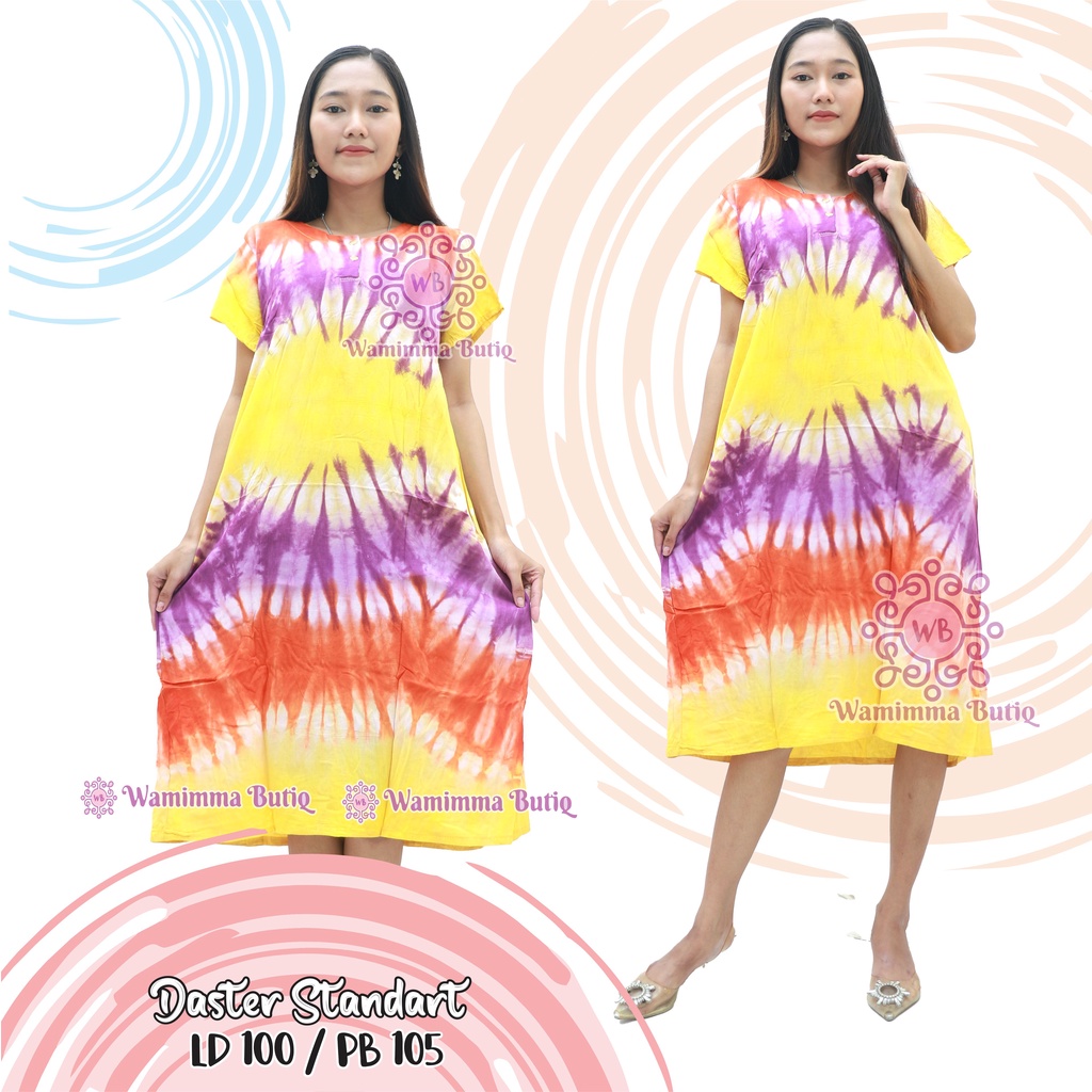 Daster Batik Murah Baju Tidur Batik Murah Adem Nyaman Daster Batik Pekalongan Daster Yukensi-Pelangi1-OUK