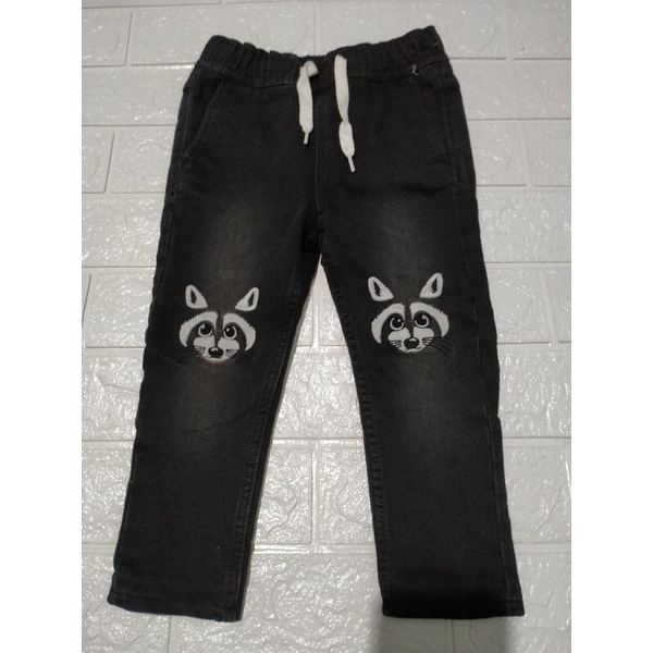 New No Tag Celana Panjang Jeans H&M Kids Foxy Black New H&M Baby Jeans Pants New Celana Jeans Anak H