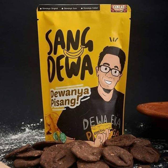 

Kripik pisang sang dewa coklat