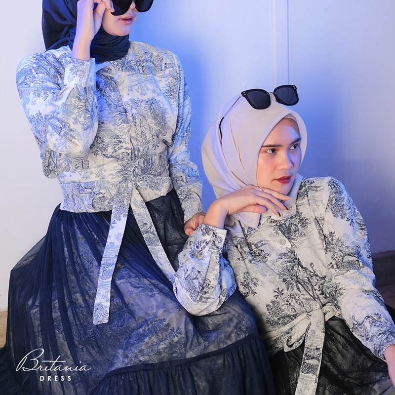 Britannia set / britannia set mk / britannia set miss kami / dreas miss kami / miss kami hijab