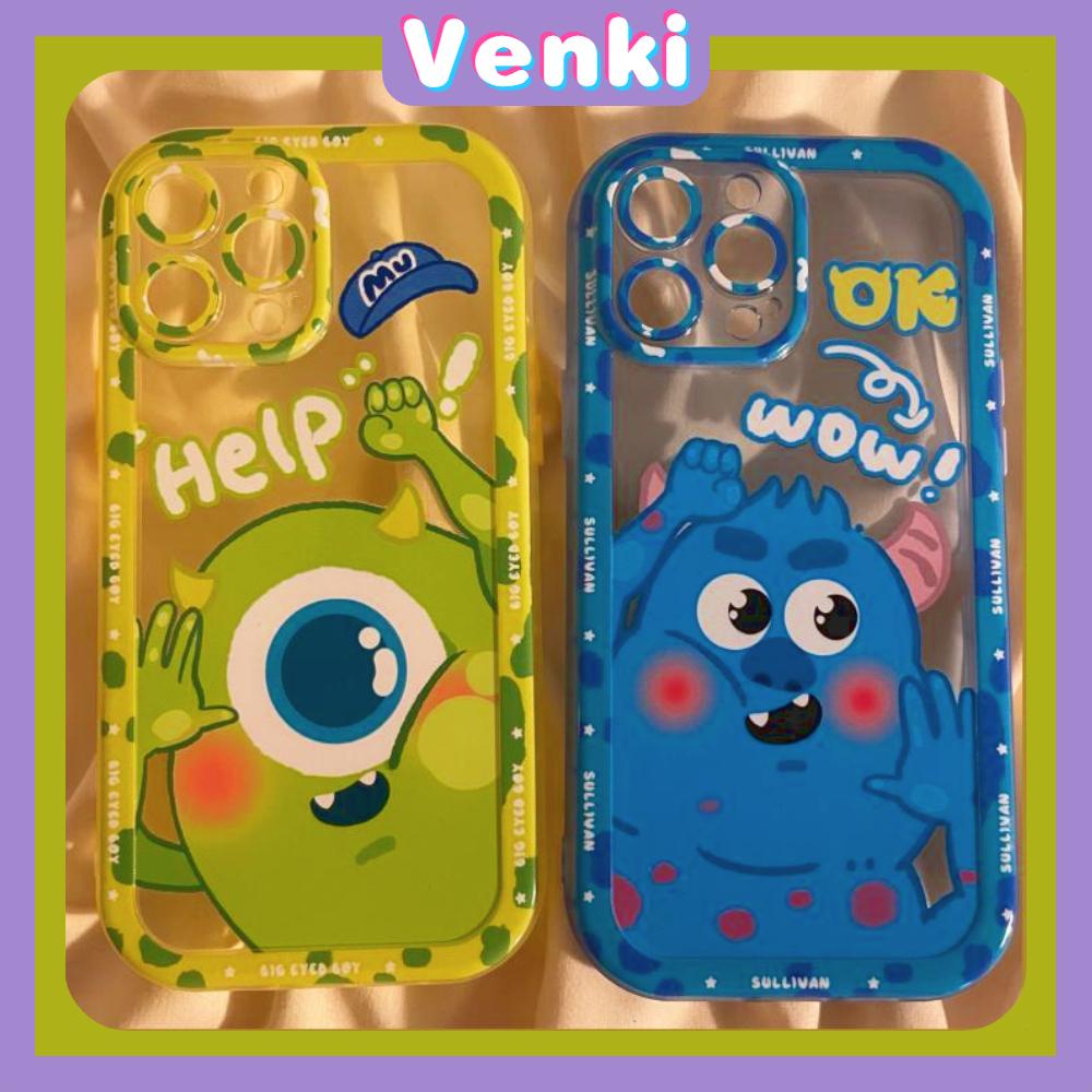 iPhone Case Silicone Soft Case Clear Case Fluorescent Color Airbag Shockproof Protection Camera Cartoon Cute Compatible For iPhone 11 Pro Max 13 Pro Max 12 Pro Max 7Plus xr XS Max