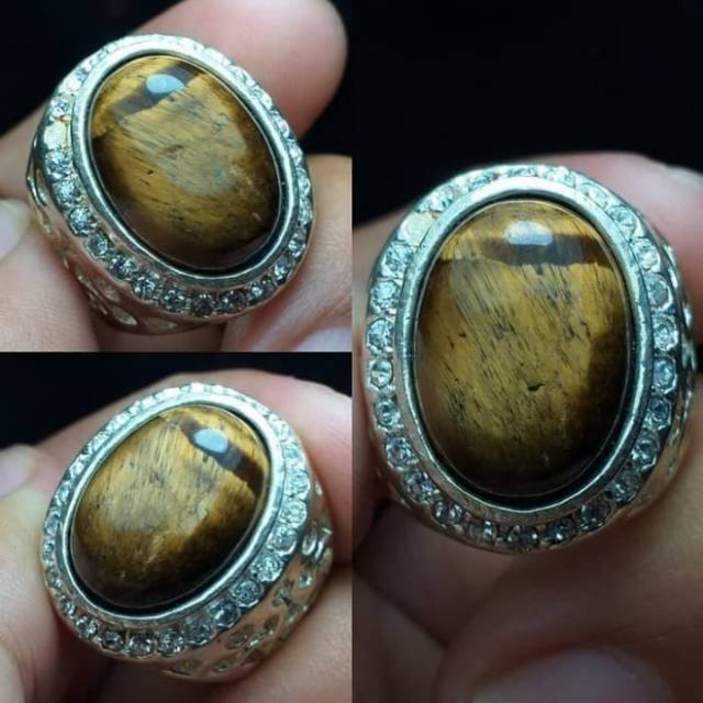 Cincin batu Tiger eye