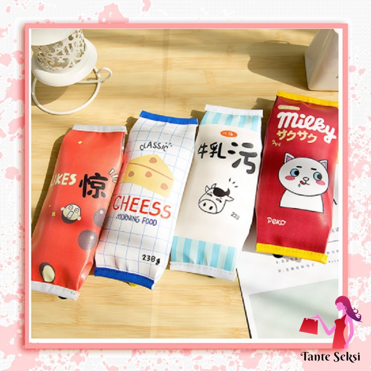 

TEMPAT PENSIL KARAKTER SNACK / TEMPAT PENSIL BUNGKUSAN SNACK /KOTAK PENSIL SNACK