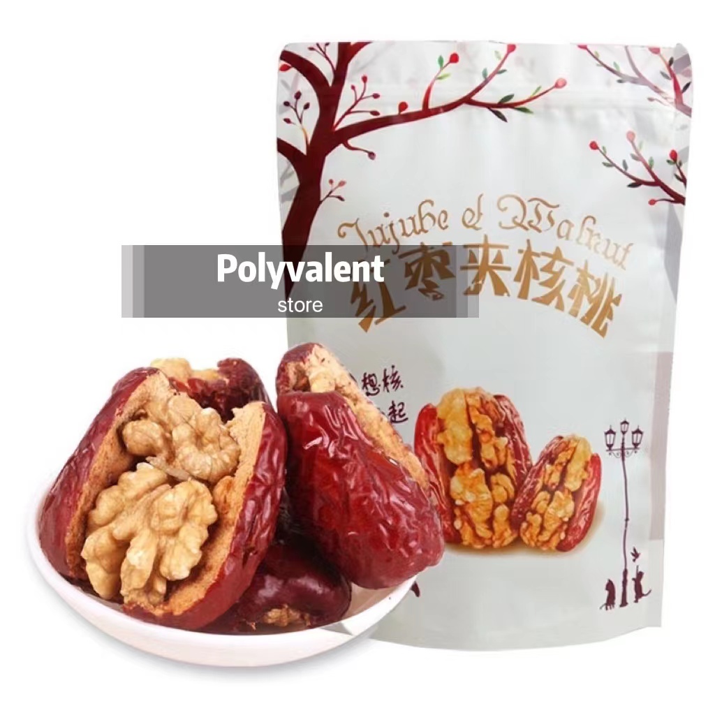 Angco walnut kurma merah isi walnut snack impor termurah 500gr