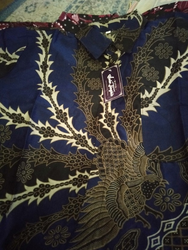 Size M L Xl Xxl Xxxl Bswart Batik Hrb026 Kenongo Hem Pendek Padi Pekalongan M L Xl Batik Pria Murah