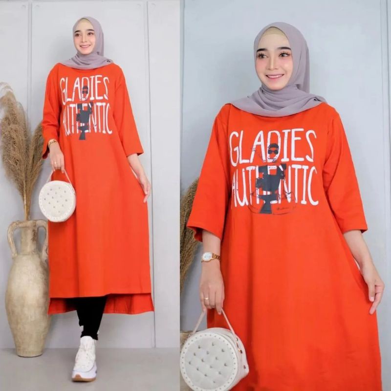 Gladies midi/baju midi fashion cewek muslimah terbaru/kekinian bahan combed24s