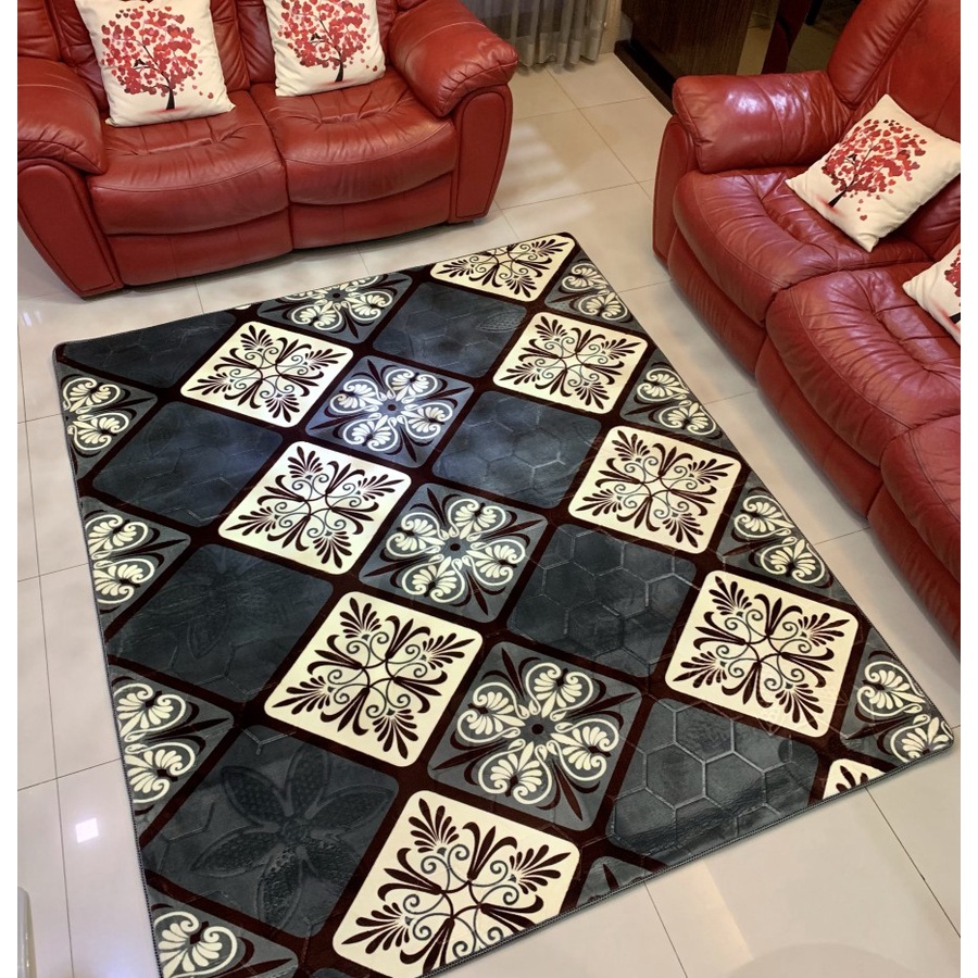 HARGA PROMO!! KARPET MALAYSIA BUSA EMBOSS JUMBO UKURAN 190x220 IMPOR HALUS LEMBUT