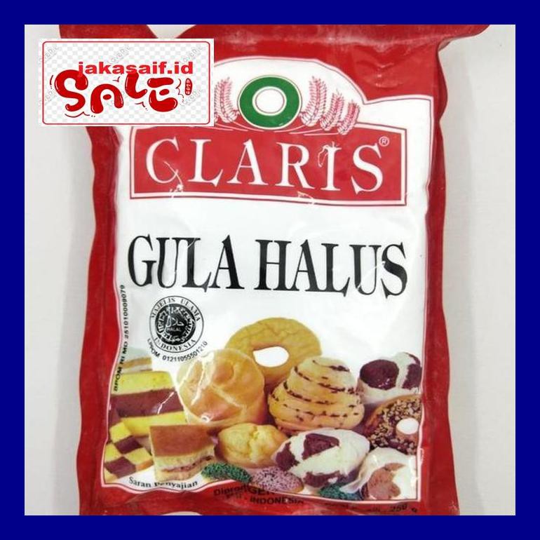 

Jak5D0Yh Gula Halus Claris 250 Gr D50Jaks