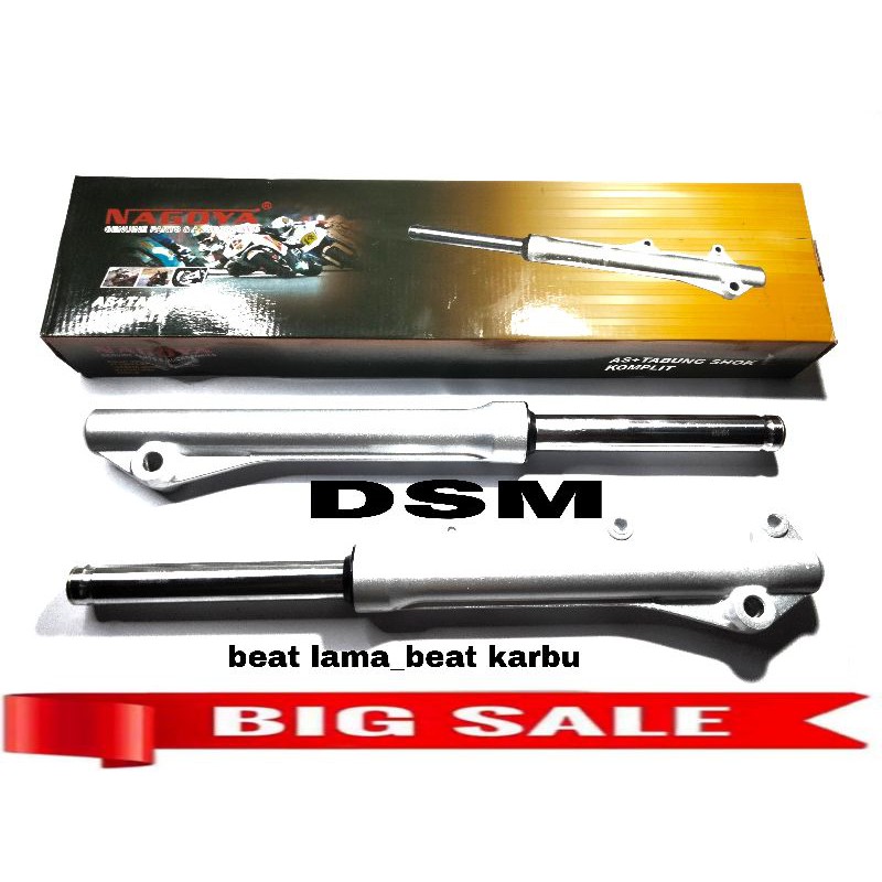 SHOCKBREAKER DEPAN BEAT LAMA,SCOOPY KARBU SHOCK DEPAN ASSY BEAT KARBU,SCOOPY LAMA SOK DEPAN 1 SET