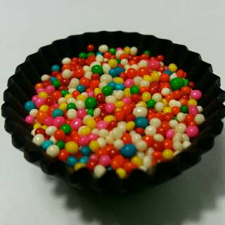  Sprinkle  Spikel Trimit Hiasan  Kue  Bentuk Pasir Warna Warni 