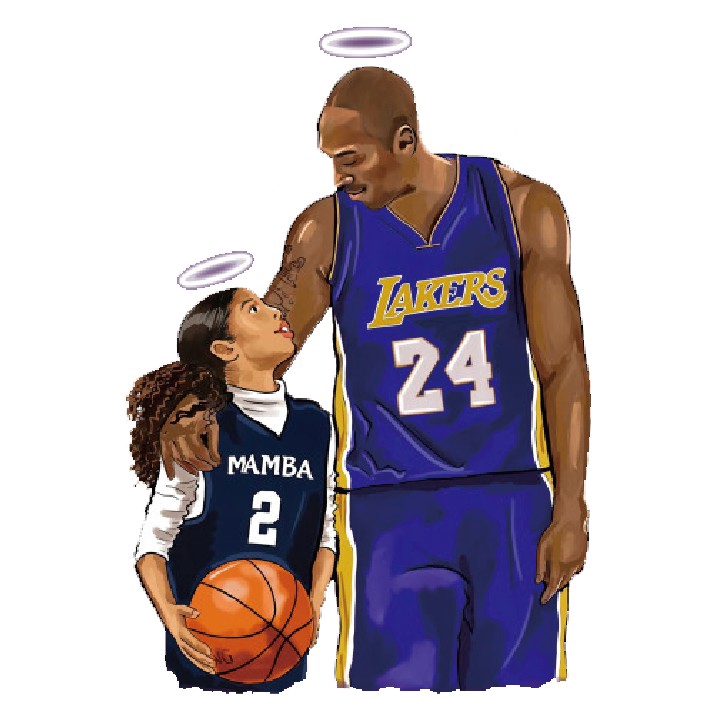 50 pcs Basketball Stickers Kobe Bryant Sticker Waterproof Kids Toy Stickers for Luggage Laptop Phone Skateboard Decal