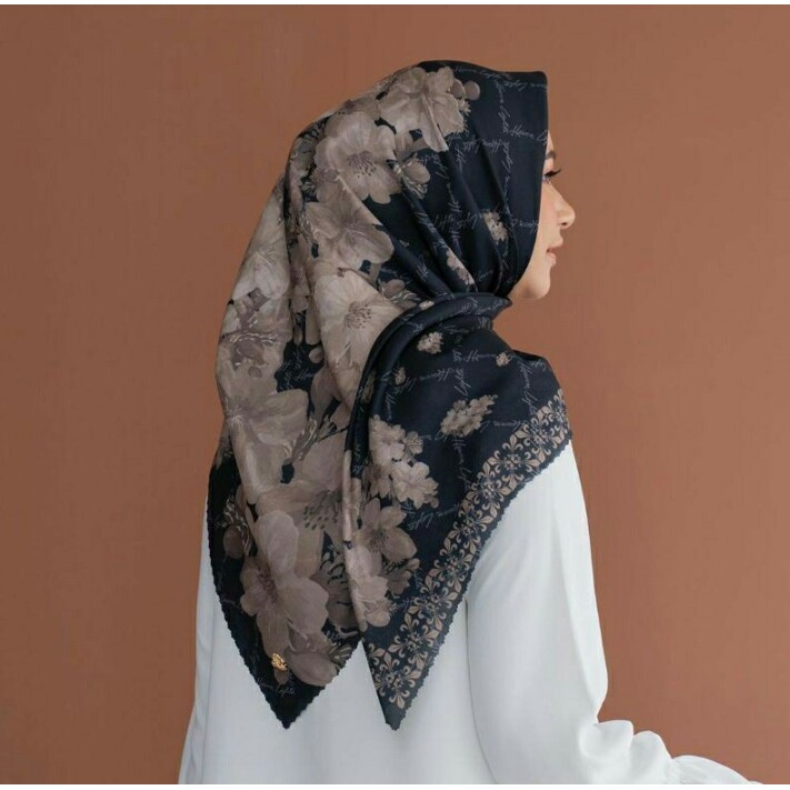 Hijab Denay/ Segiempat Denay/ Lasercut/ Denay/ Kerudung Motif Baru/ Jilbab Denay-DENAY A