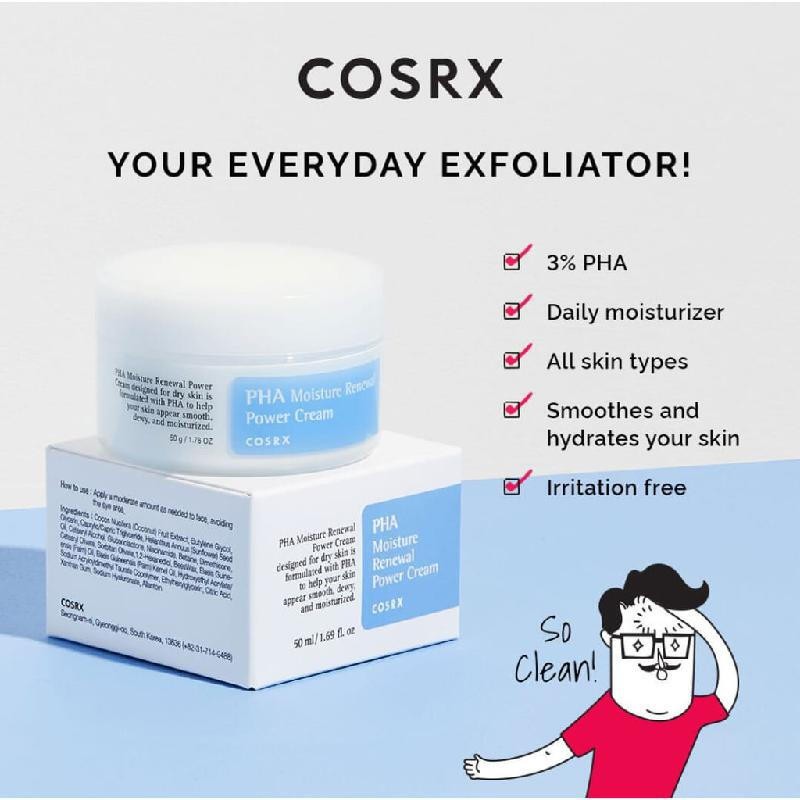 COSRX PHA MOISTURE RENEWAL POWER CREAM 50GR