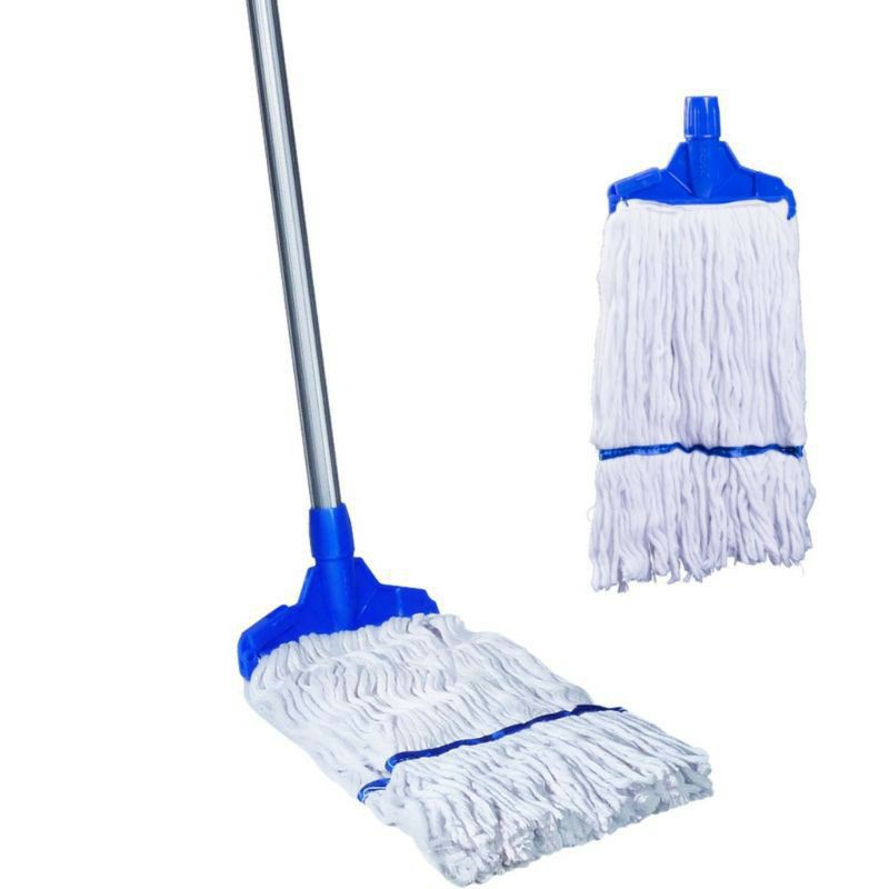 Holder Mop Kain Pel Jepit Refill - Kain Pel Refill - Gagang Mop Pel Jepit