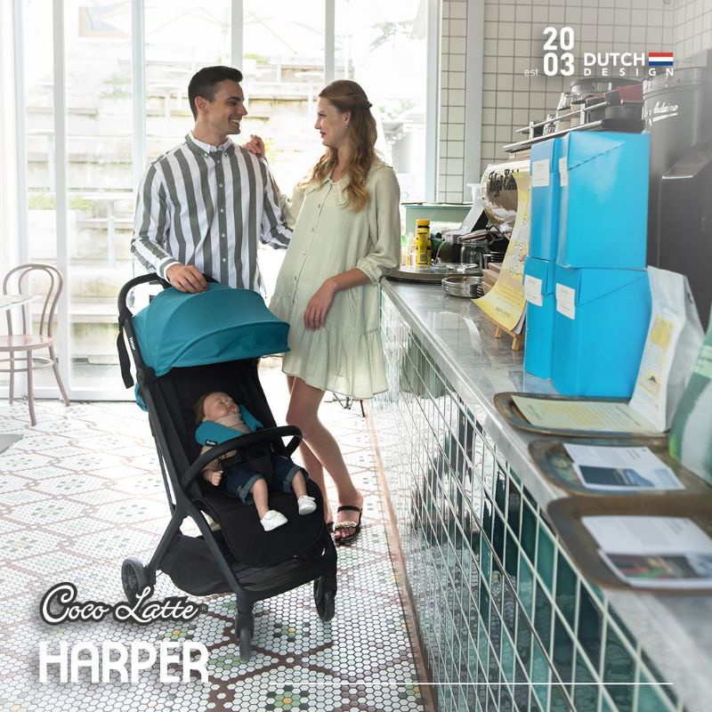 Makassar - Stroller Cocolatte Harper Kereta Dorong Bayi Cabin Size Autofold