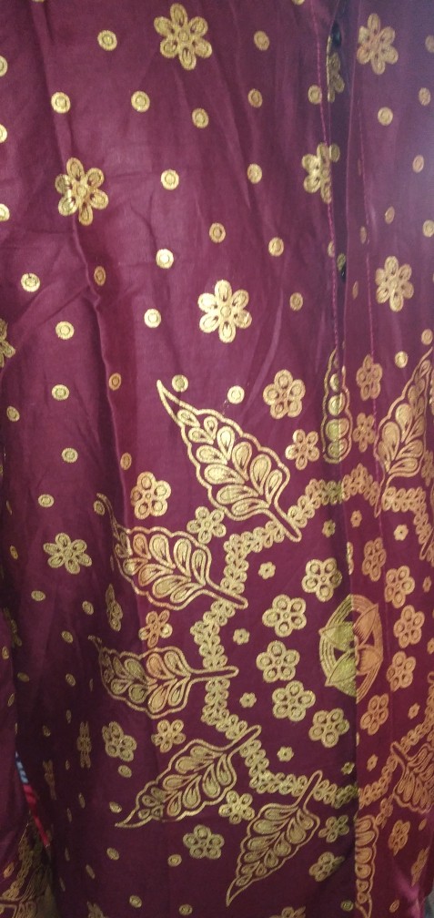 Batik Couple Keluarga Sania Ruffle Ori Ndoro Jowi Dnt Matahari Merah