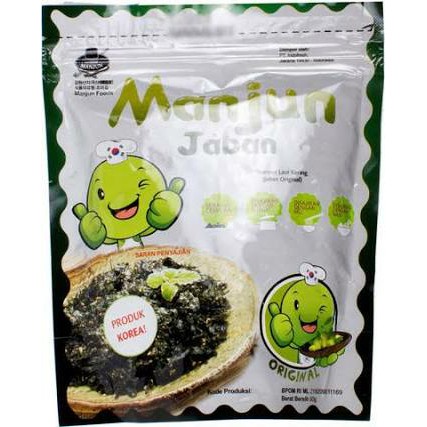 

Manjun Jaban Seaweed Seaweed Korea 60gr ~ kp1482