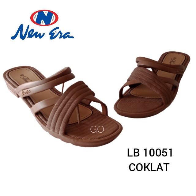 sogo NEW ERA LB 10051 Sandal Wanita Tali Silang Slop Wanita Karet Sendal Wanita Kekinian Slip Sandal Strap Silang Sweet