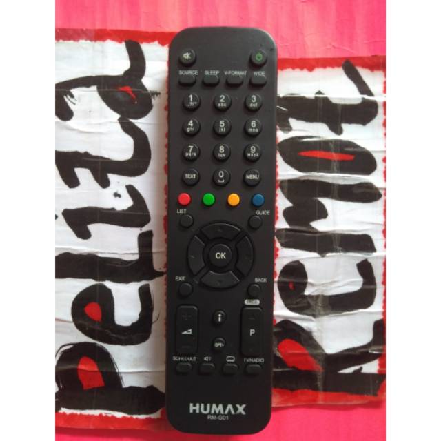 Remote Receiver parabola Humax original terlengkap