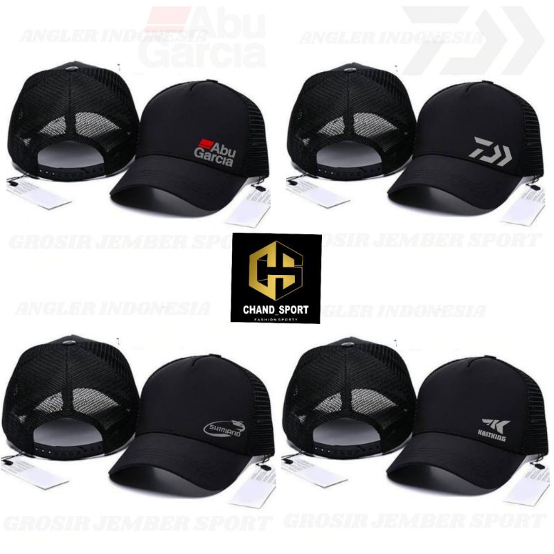 TOPI MANCING- TOPI ANGLER Trucker Mancing Keren Murah - Topi Pemancing angler