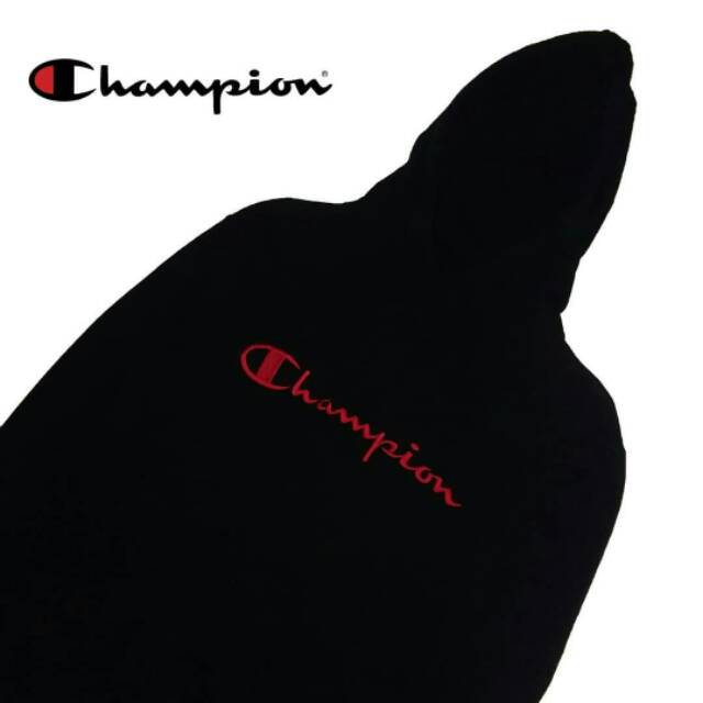 Jaket Hoodie Champion Bordir Second Bekas Preloved