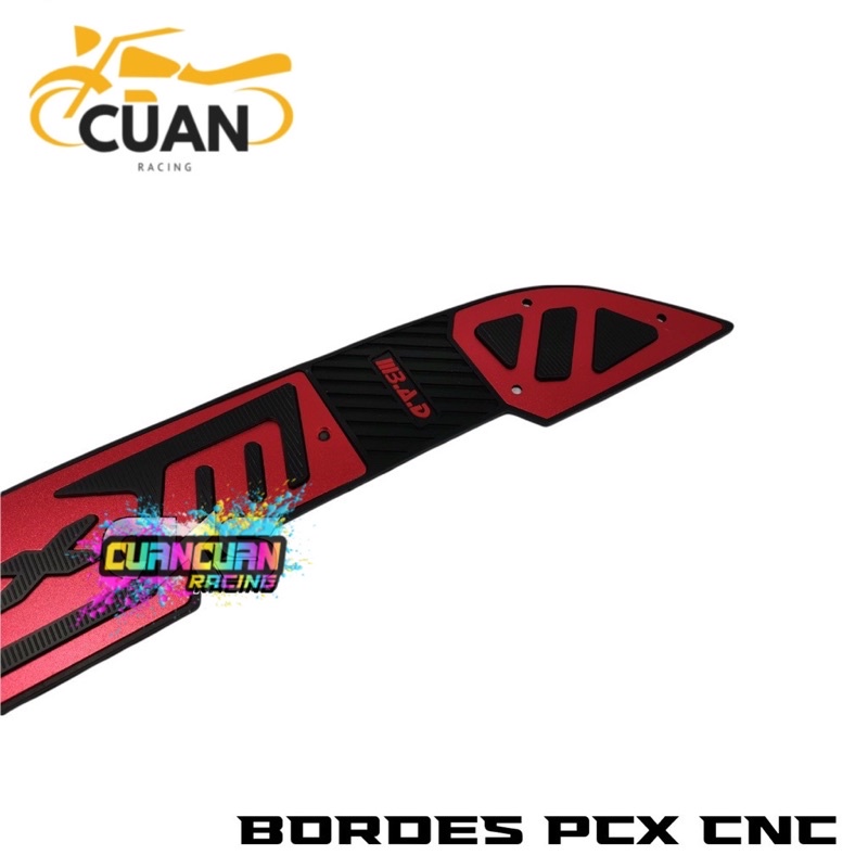 Bordes PCX 160 Black Diamond Pijakan Kaki All New PCX 160 2021 Full CNC