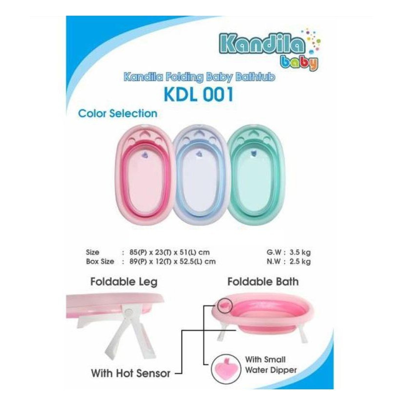 Kandila Baby Folding Bath Kandila Bak Mandi Bayi Lipat WHS