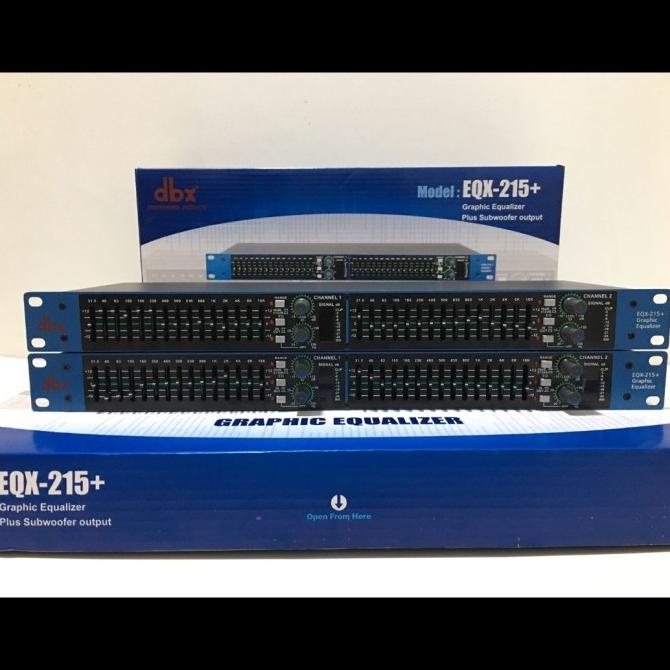 EQUALIZER DBX EQX 215 + SUBWOOFER/DBX EQX215 NEW GRADE A