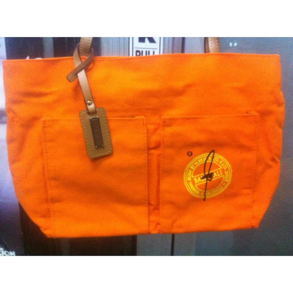 Tas Joger BALI Canvas Lady Besar Orange