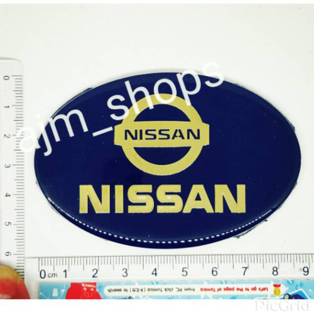 Emblem nissan oval