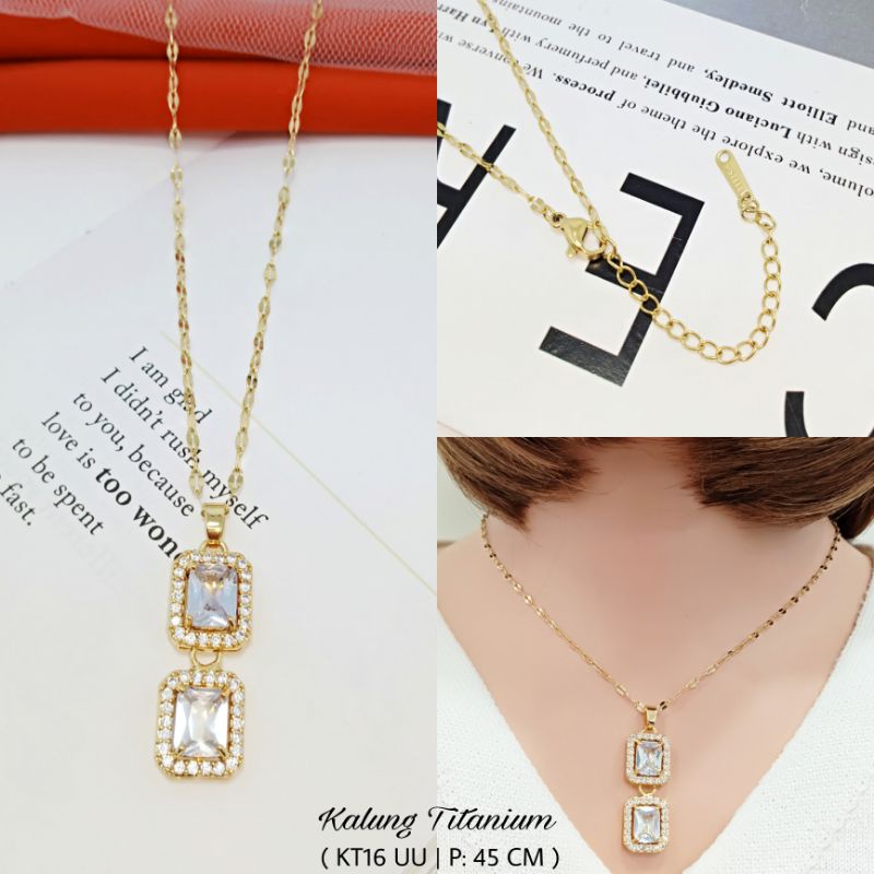 Kalung Titanium Wanita KT16 UU